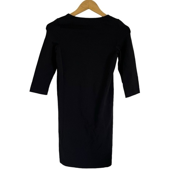 WOLFORD Barcelona 3/4 Sleeve Bodycon Black Dress - Picture 5 of 9